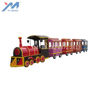 China Hot Sale Theme Park Battery Power 24 Seats Amusement Train Electric for sale