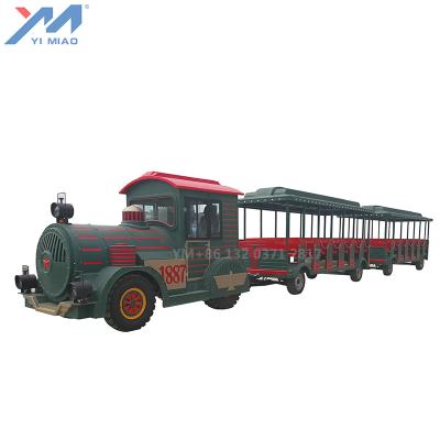 China Factory Direct Size 40 Large Passenger Trackless Tourist Train Center Theme Park+museum+game For Amusement Park for sale