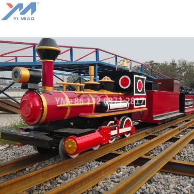 China Theme Park Amusement Park Ride On Train Mini Electric Track Train For Kids for sale