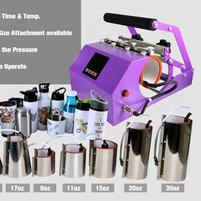 China 8 Garment Stores in 1 Combo Tumbler Heat Press Machine for sale