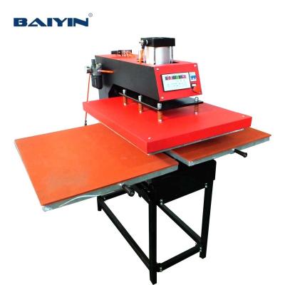 China Garment Shops Penumatic Double Station Auto-open High Pressure Flat Heat Press Machine LCD Sublimation Transfer Machine for sale