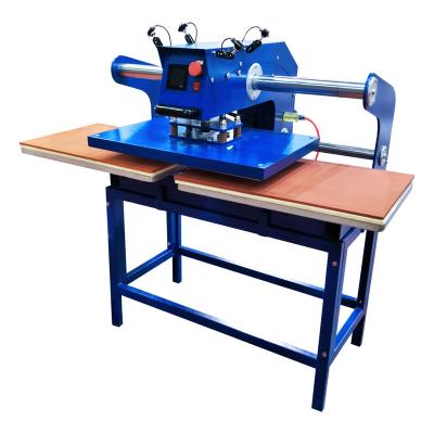 China Easy Operation Automatic Pneumatic Double Stations Sublimation Heat Press Machine for sale