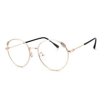 China The fashion favor price make vision a lighter metal Anti-blue unisex clearer optical sight glasses for sale