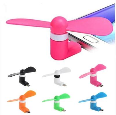 China 2021 Gift Outdoor Top Portable Mini USB Fan Rechargeable Micro Usb Hand Fan For Mobile Phone for sale