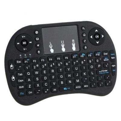 China Hot Selling Wireless Backlit 2.4GHz Wireless Touchpad with 3 Color i8 Mini Keyboards for Android TV Smart Box for sale