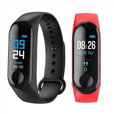 China GPS Navigation Mode Wrist Fitness Band Heart Rate Monitor Blood Pressure Health M3 Smart Watch for sale