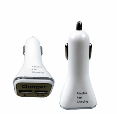 China Hot Qi Phone Accessories Charger Adapter Dual Ports 2 Usb Car Charger for sale