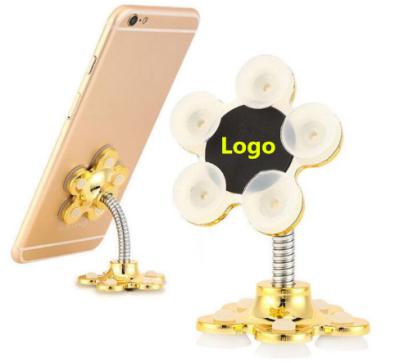 China Wholesale Customized Metal+Magic Bracket Mobile Phone Silicone Suction Sucker Home Car Factory Plastic Bracket Double Sided Phone Holder for sale