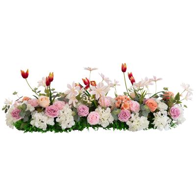 China Artificial Flower Row Customized New T-Step Road Artificial Flower Row DIY Wedding Party Decor Props Arch Decor for sale