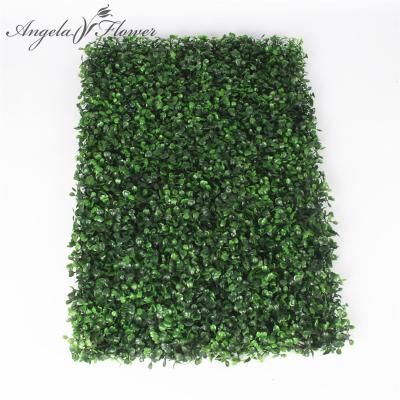 China Milan Plastic Lawn Plants Wall DIY Wedding Decor Green Flower Plastic Flower Wall Decorative for sale