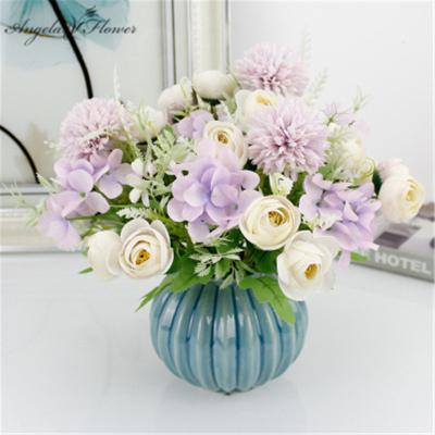 China Wedding Nordic bridal bouquet Ins simulation tea rose flower wedding bouquets home decoration artificial flowers for sale