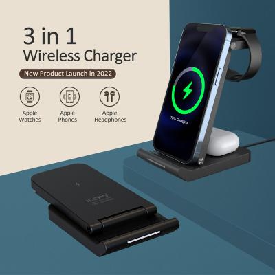 China 20W Cell Phone ilepo iw10 RCD Certified Custom Car Fast Charging Qi 4 3 Portable Phone Stand One in 1 Wireless Charger for sale