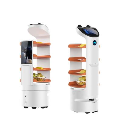 China Hot Sale Intelligent Commercial Robot Hotels Autonomous Robot For Restaurants Food Delivery Indoor Robot for sale