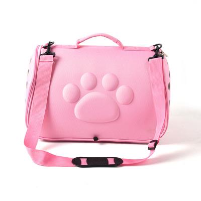 China Breathable Dogs Shoulder Dogs Carrier Bag Cats Handbag Folding Travel Portable Pet Puppy Backpack Viable for sale