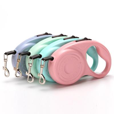 China Wholesale Custom Quick Release Pet Retractable Nylon Dog Leash Suitable for All Breeds for sale