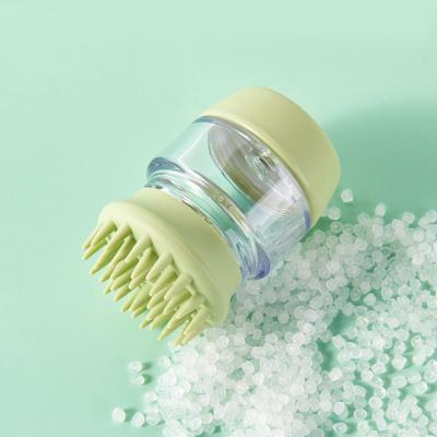 China Viable Wholesale Silicone Pet Massage Brush Bath Comb Pet Hair Brush Cats and Dogs Grooming Products for sale