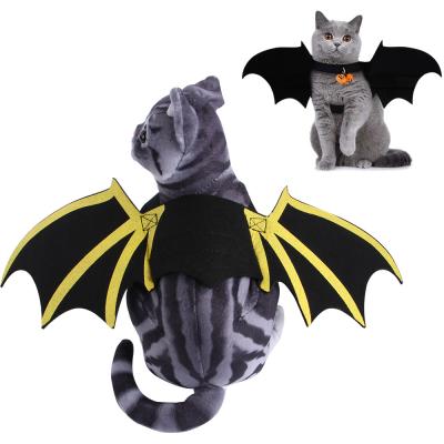 China Cute Funny Stocked Bat Wings Pet Costumes Halloween Christmas Cosplay Dress Up Spider Dress Up Pet Accessories for sale