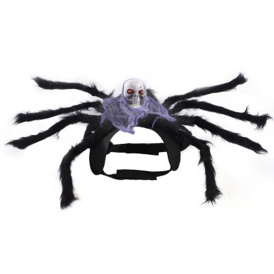 China Viable Novelty Props Novelty Halloween Spider Dog Costume Halloween Dog Cosplay Apparel Cosplay Pet Funny Pet Cat Party for sale