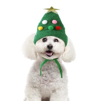 China Viable Dog Christmas Bandana Santa Hat Dog Scarf Triangle Bibs Scarf Christmas Costume Outfit For Small Medium Large Dogs Cats Pets for sale