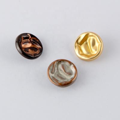 China Washable Custom High Quality Antique Copper Leg Button For Shirt for sale