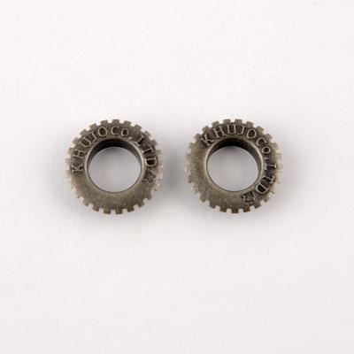 China Custom Engraved Brass Eyelet Nickel Free Logo Metallic 15mm for sale