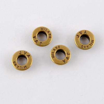 China Custom Brass Grommet Button And Grommets 10mm Nickel Free For Garment for sale