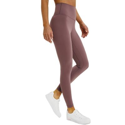 China 13Colors Womens High Waisted Breathable Butter Soft Quick Dry Gym Running Leggings With Inside Pockets for sale