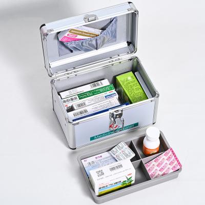 China Wheat Straw Lockable First Aid Kit Box With Aluminum ABS For Doctor Suitcase Medicine Box Doctor Toys Customized Size for sale