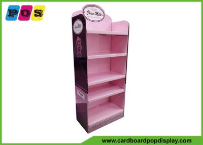 China Retail Floor Cardboard Display Stands Install 5 Shelves For Box Packaging Bears FL165 for sale