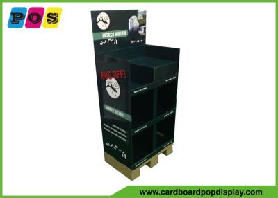 China Promotional 3 Shelves Cardboard Floor Display Stands For Insect Killer FL184 for sale