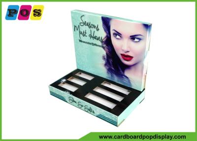 China CMYK Glossy Lamination Corrugated Counter Display For Mini Brush Sets CDU068 for sale