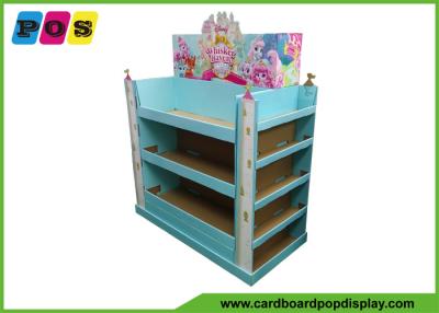 China POP Retail End Cap Cardboard Pallet Display With Three Sided Shelves PA041 for sale