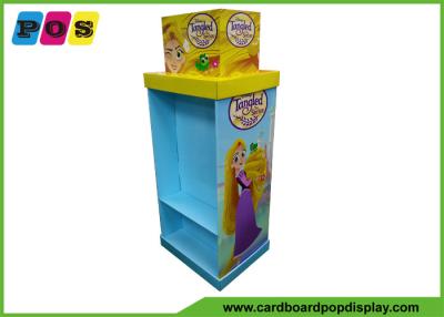 China Advertising Shelf Cardboard Display Stands UV Varnish For Tangled Toys FL205 for sale