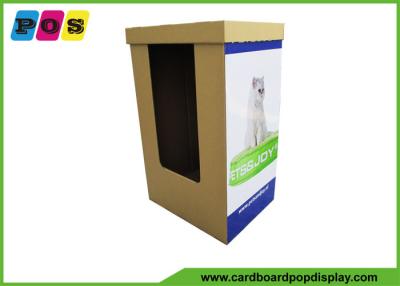 China Easy Assembly Dump Bin Display , Corrugated Retail Display Bins For Dog Beds / Dog Mats DB025 for sale