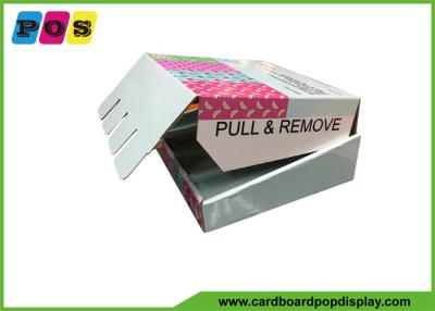 China Shelf Ready Cardboard Retail Packaging Boxes RRP For Purse Promotion CDU089 for sale