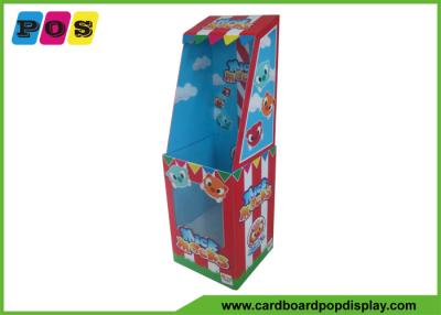 China Point Of Purchase Dolls Cardboard Retail Display Stands With PVC Windows FL086 for sale