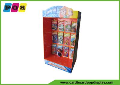 China Portable Retail Cardboard Power Wing Display Stand With Metal Pegs For Toys for sale