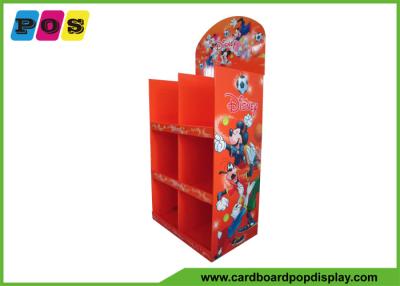 China Portable Store Advertising Cardboard Display Stands Towel Floor Display Stand FL081 for sale