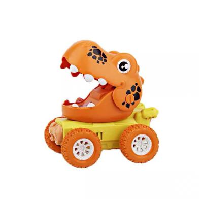 China Plastic Children's Toy Car Press The Dinosaur Letting Go Vehicle Baby Toys Boy Puzzle Car for sale