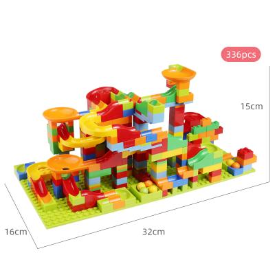 China 168pcs Big Block Eco-friendly Compatible Building Blocks Head Slide Blocks Great DIY Bricks Toys For Kids Gift for sale