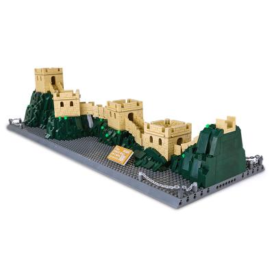 China 1517PCS Architecture Beijing Great Wall Road Building Block Brick Plastic Model Toy Gift Set Kids for sale