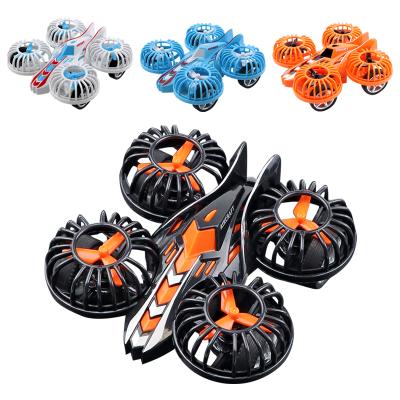 China New Kids Eco-friendly Toys New Four-axis Car Flat Friction Powered Double Car Inertia Flying Machine Toys for sale