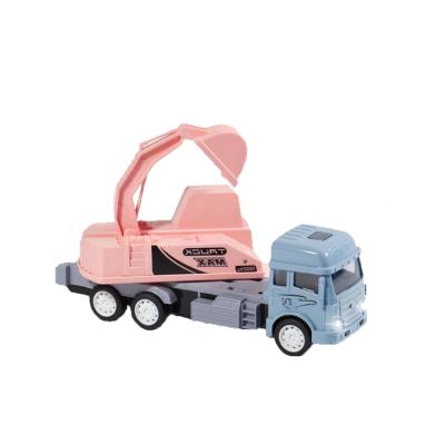 China Rubbing Toy Inertial Civil Engineering Series Team Car Toys For Kids 2021 Plastic Truck for sale