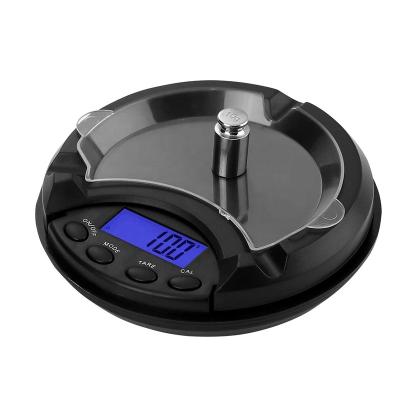 China Ashtray Design Scales Jewelry Pocket Mini Digital Scale Diamonds Weigh Smoking Scale 9.7*3.1CM for sale