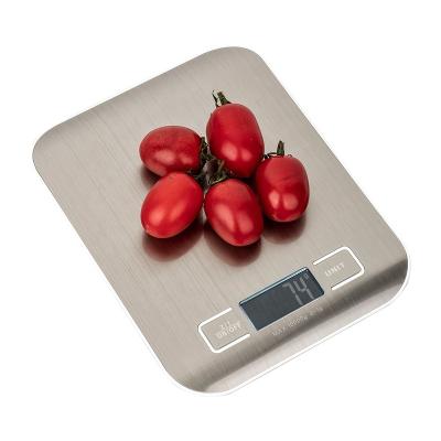 China With 5KG Scale Tray Show Cook Digital Stainless Steel Food Scale Multifunctional Electronic Kitchen Scale for sale