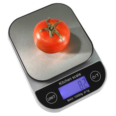 China With Tray New Arrival Wholesale Washable Waterproof Kitchen Food Scale Stainless Steel 10kg/1g Digital Scale for sale