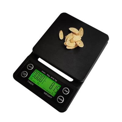 China WITH LID China Most Trustworthy Manufacturer Silicone Mat Digital Coffee Scale, Digital Coffee Scale, Kitchen Scale for sale