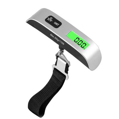 China Weight Measuring Cheap 50kg/10g Digital Display Temperature T-Type Portable Travel Luggage Price Scale for sale