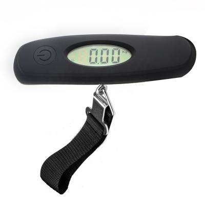 China High Accuracy Black Portable Weight Measurement Scale 40kg/10g Mini Digital Travel Suitcase Weighing for sale