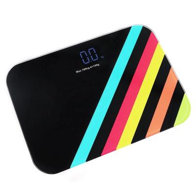 China WITH LID Weighing Household Electric Portable Electronic Weight Scales Digital Body Personal Bathroom Scale for sale